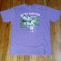 Vintage 80s single stitch Rodeo Cowgirl Horse Happy Hoofers t shirt L 50/50