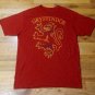 new Harry Potter Gryffindor t shirt XL Wizarding World distressed graphics