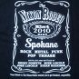 rare Nixon Rodeo Jack Daniels Logo Concert t shirt L punk Metal thrash rock