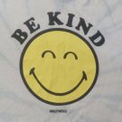 Smiley Face Be Kind Happy t shirt 2XL light blue tie dye grateful dead peace