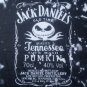 Jack Daniels Pumpkin Whisky Jack Skellington t shirt M NEW whiskey tie dye