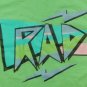 Cool Rad electric neon green tank top muscle shirt M 80s theme party fun