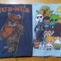 Star Wars Kawaii Ewok 2 t shirt lot M Luke Skywalker anime cartoon Darth Vader