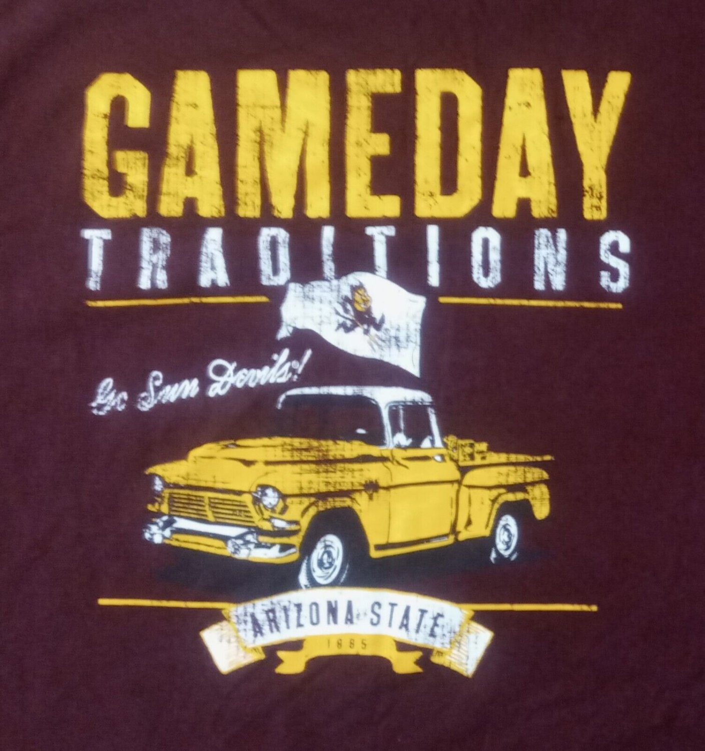 Arizona State Sun Devils Sparky GameDay Tradition t shirt 2XL college football