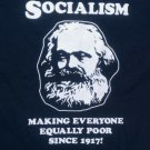 Karl Marx Socialism making people poor since 1917 t shirt M NEW nwot politics