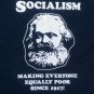 Karl Marx Socialism making people poor since 1917 t shirt M NEW nwot politics