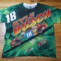 rare Kyle Busch M&M Joe Gibbs Racing all over print t shirt 2xL nascar Chevy