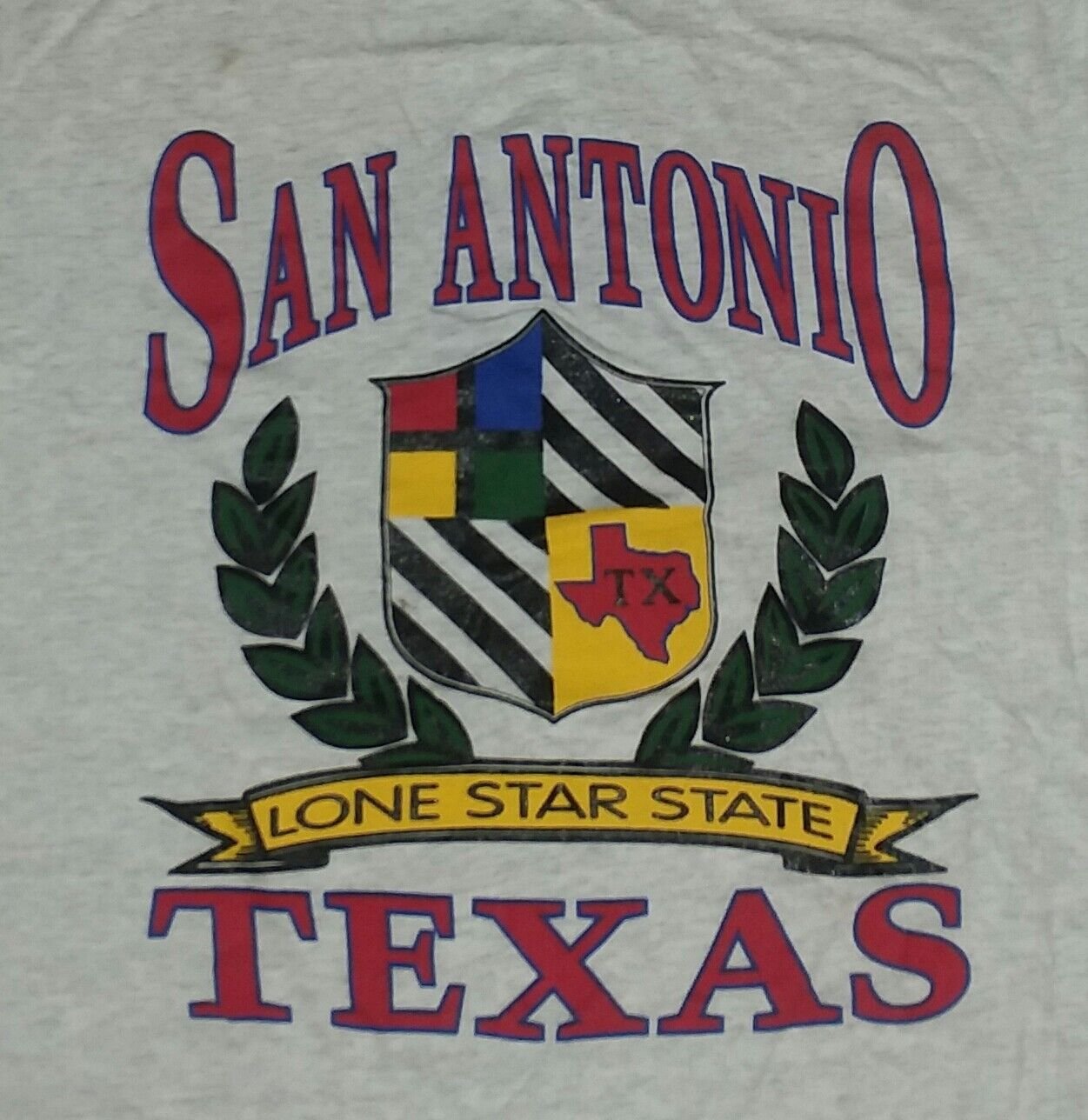 vintage single stitch San Antonio Texas Souvenir t shirt L spurs cowboys western