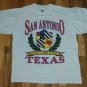 vintage single stitch San Antonio Texas Souvenir t shirt L spurs cowboys western