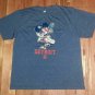 Detroit Tigers Baseball Mascot Paws t shirt L 50/50 lions pistons red wings
