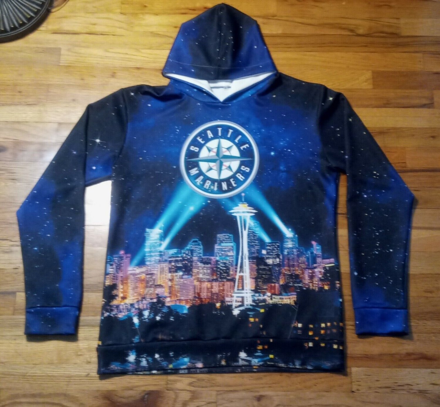 rare Seattle Mariners Beasball Cityscape Hoodie ken griffey Jr ichiro