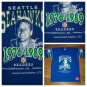 vintage single stitch Seattle Seahawks Steve Largent Career Jersey t shirt 50/50