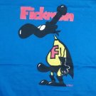 vintage weird funny strange super hero Fickman t shirt superman batman avengers