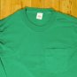 vintage single stitch front pocket muscle t shirt XL 50/50 tank top sleeveless