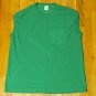 vintage single stitch front pocket muscle t shirt XL 50/50 tank top sleeveless