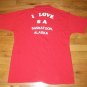 vintage single stitch Alaska Love Saskatoon Souvenir Turkey Local t shirt XL