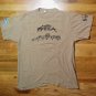 rare Ultimate Africa Elephant Map African flag t shirt L rhino lion zebra animal
