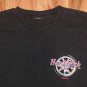 vintage Hard Rock Cafe Saipan Guitar Motorcycle t shirt M drums custom bike
