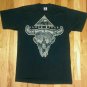 vintage single stitch Black Hills Indian Chief Head Buffalo Skull t shirt M