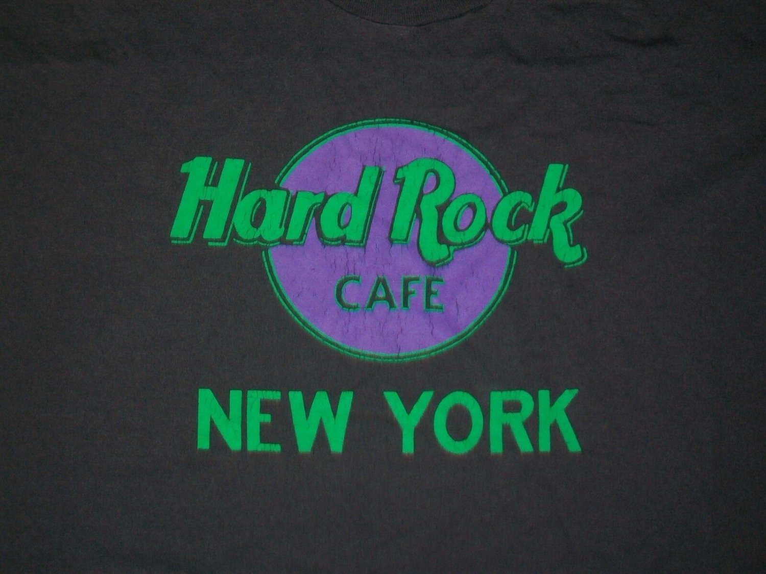 vintage Hard Rock Cafe New York City t shirt XL guitar drums HRC jimi hendrix