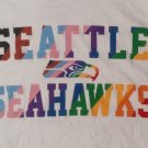 Seattle Seahawks Rainbow LGBTQ t shirt 2XL NFL Football mariners