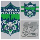 Seattle Seahawks Hawk Nation 12th Fan t shirt XL Geno Smith DK Metcalf