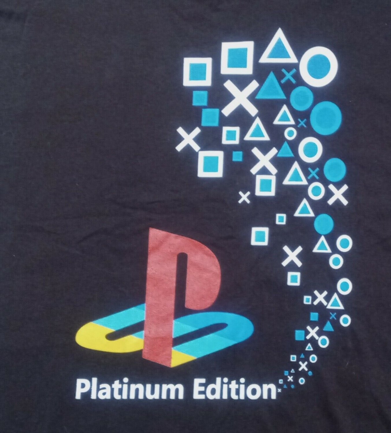 rare Sony PlayStation Platinum Edition Gamer t shirt 3XL NEW nwot Nintendo XBox
