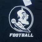 Florida State Seminoles Football blackout t shirt 2XL NEW nwt college fanatics