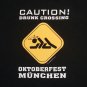 Vintage Octoberfest Germany Drunk Crossing t shirt XL funny beer spring break