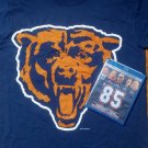 vintage single stitch Chicago Bears  t shirt and blu-ray 85 greatest team DVD
