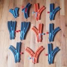 Thomas Train Trackmaster Gray Orange Switch Track Lot Of 11 Replacement parts