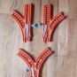 Thomas Train Trackmaster Gray Orange Switch Track Lot Of 11 Replacement parts