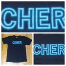 Cher In Lights Concert tour t shirt M NEW diva pop rock