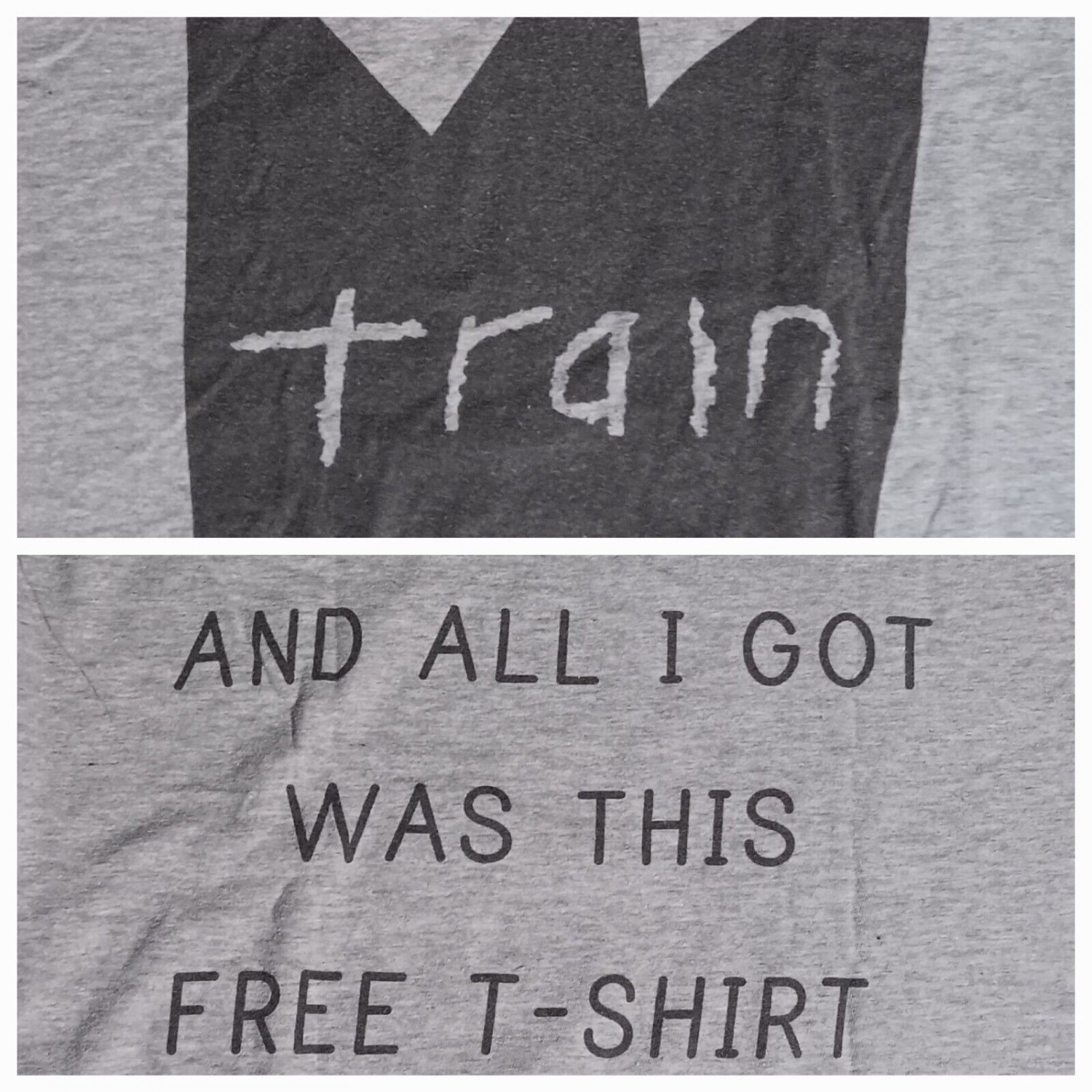 Train Concert Free t shirt guitar rock