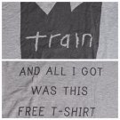 Train Concert Free t shirt guitar rock