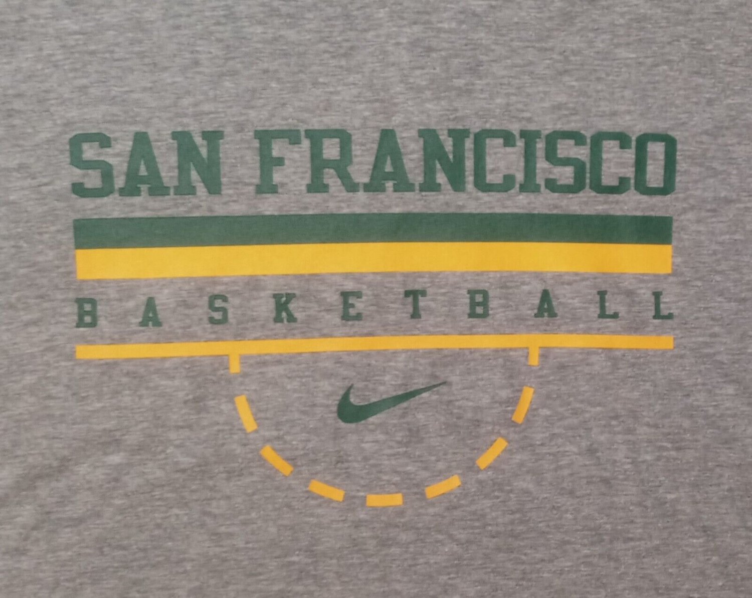 Nike San Francisco Dons Basketball t shirt XL NEW nwot college 49ers Giants