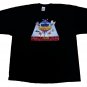 vintage Superman Batman Robin fight MS t shirt Wonder Woman Flash Super Friends