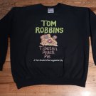 Tom Robbins Tibetan Peach Pie sweatshirt NEW NWOT rare book promo L shirt