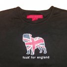 FCUK for England Bulldog Union Jack Flag t-shirt London FCUK Jeans