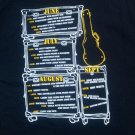 Concert Pink Floyd Poison Lynyrd Skynyrd t shirt Telsa STP  Stage Crew rock