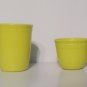 Step 2 Play Kitchen Salt & Pepper Shaker/ Grinder green bowl plate cups