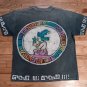vintage ying yang sun moon tie dye Mayan God vegetation guardian animal t-shirts