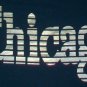 vintage single stitch Chicago Souvenir silver ink blue t shirt L bears cubs
