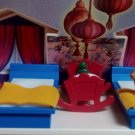 Playmobil  Bedroom Set Bed End table Crib Flowers Dog Basket Dollhouse Furniture