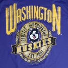 vintage single stitch Washington Huskies t shirt XL NEW nwt Deadstock football