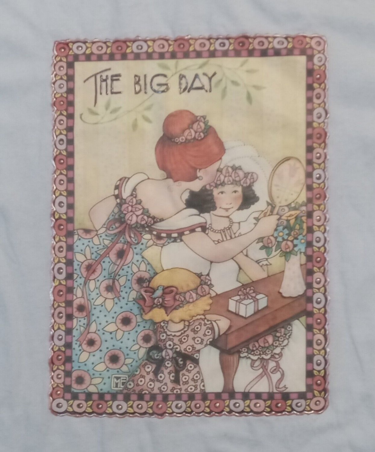 vintage single stitch Wedding the Big Day t shirt L 50/50 soft blue