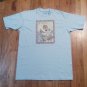 vintage single stitch Wedding the Big Day t shirt L 50/50 soft blue