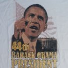 vintage Obama 44th President Gold Ink t shirt oversize street hip hop rap
