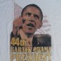 vintage Obama 44th President Gold Ink t shirt oversize street hip hop rap