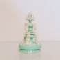 vintage Boley Frozen blue water fountain with snow white bush Polly Pocket Size